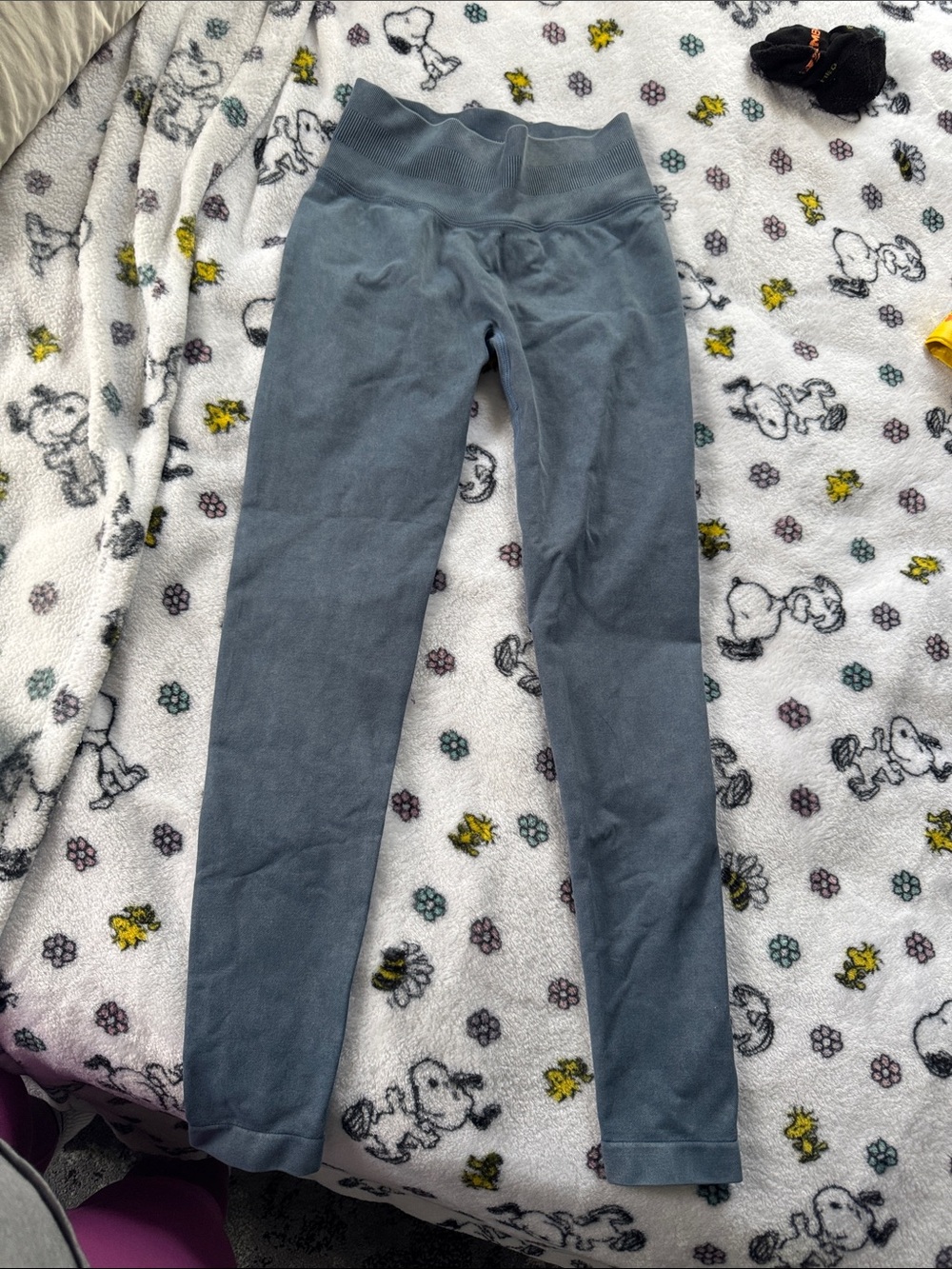High-Waist Slate Gray Leggings